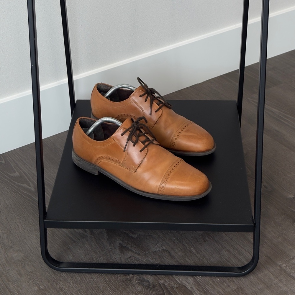 Cole Haan Brown Leather Oxfords